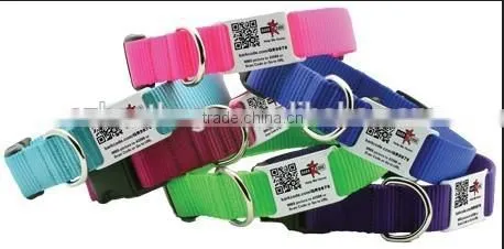 Laser Engraving Unique QR Code Laser Engraved Dog Collar photo-2