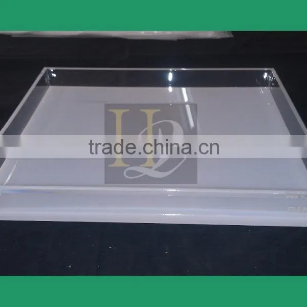 Black Acrylic Jewelry Box Ornament Display Tray photo-2