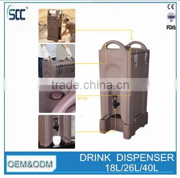SCC 18L Plastic Drink Dispenser With Spigot for Hotels, Restaurants photo-2