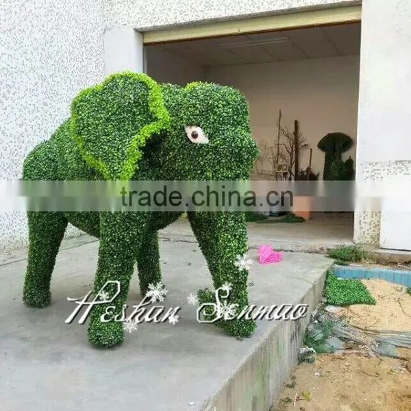 Factory Direct Sale Artificial Topiary Elephant Topiary Sculpture With High Quality photo-3