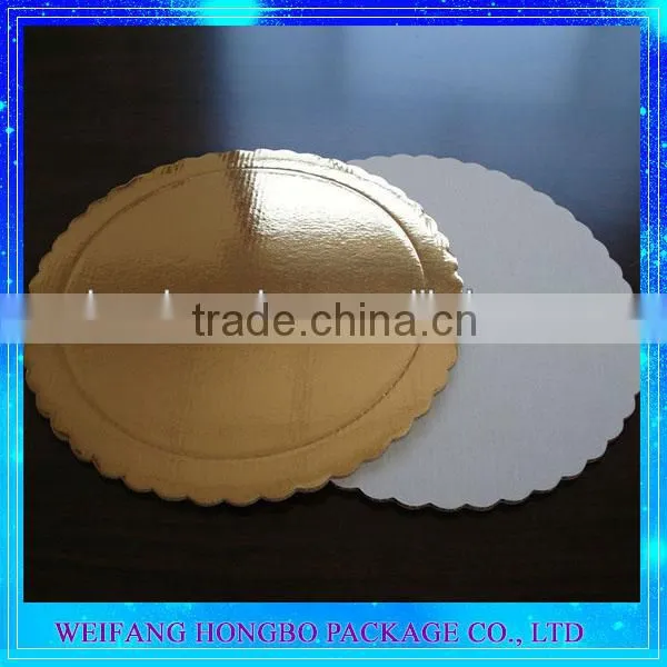 China Mill Supplier Golden Foil Paper Board For Cake Decorating photo-2