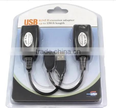 Top-selling Extends the Distance of a USB Device From a USB- Enabled Computer up to 150ft Usb Extender YJS-USB/RJ45 photo-2