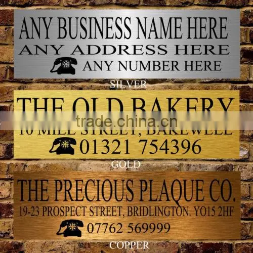 Personalised Small Decorative Metal Plates for Door,bag/street Sign Plate photo-6
