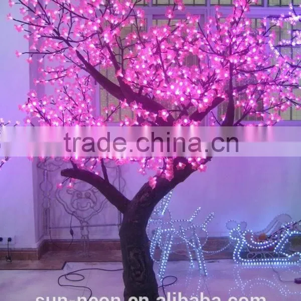 2m High Led Cherry Tree/led Cherry Blossom Tree Light/led Tree photo-3