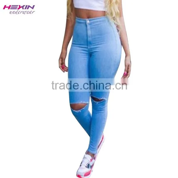 Hot European Style Knee Mens Jeans Ripped Jeans photo-4