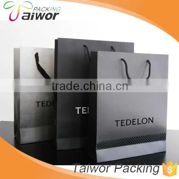 China Manufacturer Packaging Shopping Bags ,handle Paper Bag for Apparel,gift
