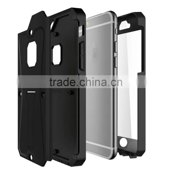 3 in 1 Armor Phone Case for Iphone 6s 6 Plus With Kickstand and Strong Shockproof Function photo-3