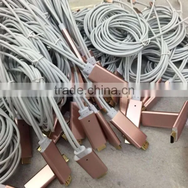 2016 New Design Cable HDTV Cable 8 Pin to HDM I Cable HDM I Cable Adapter Transfer Audio MHL Cable for Iphone to TV photo-5