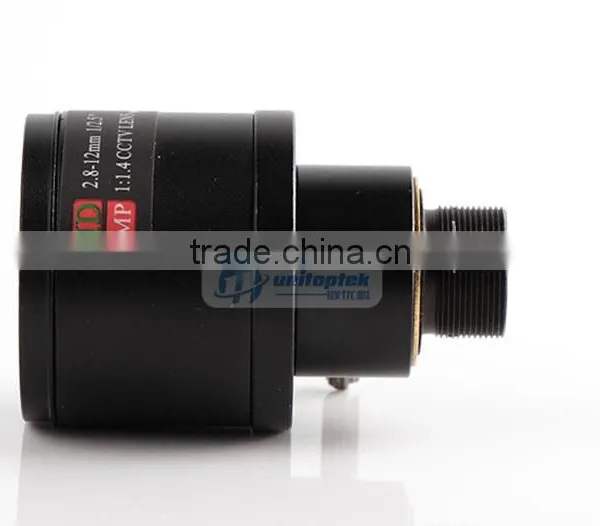 M12 Mount F1.4 3.0Megpixel Fixed Iris Lens With 2.8-12mm Manual Zoom photo-4