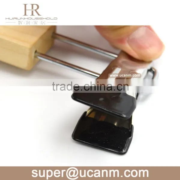 HRW-U36AN Wood Pant Hanger With Belt Hook in the Bottom photo-5