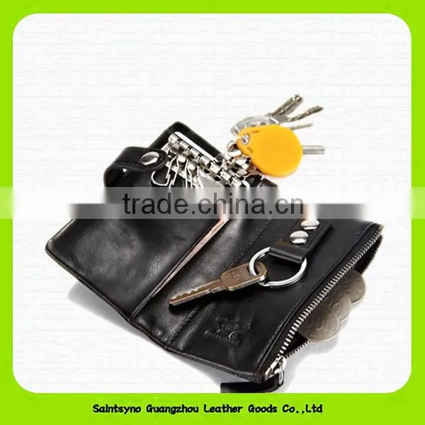 14037 New Arrival Daily Use Portable Leather Car Key Holder photo-5