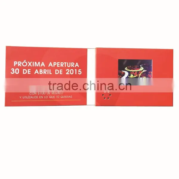 Sample Available for Test and Quality Check of 3.5" LCD Video Brochure Card /video Brochure Module/video Brochure photo-2