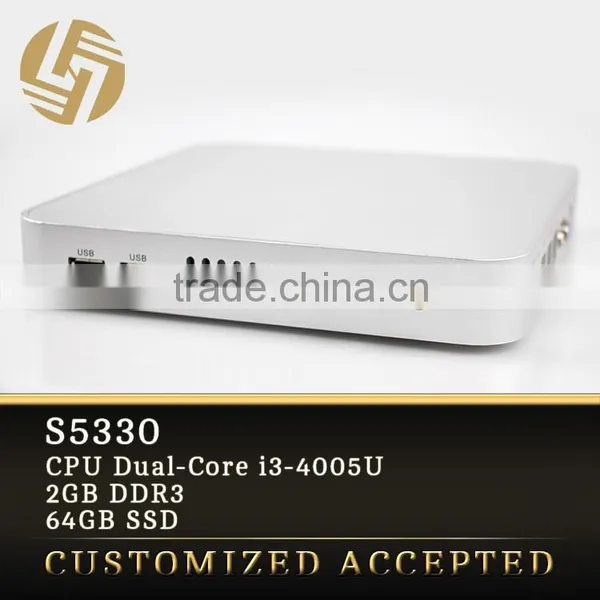 Fanless thin client mini computer tablet pc window