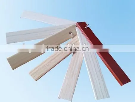 Wood Color 18mm Plastic T Shape Pvc Desk Strips photo-6