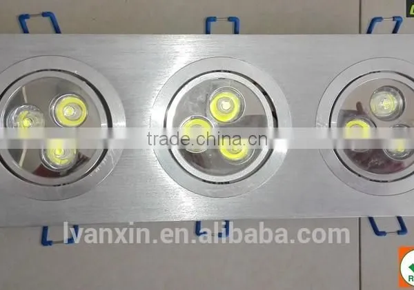 Aluminium IP55 Three-end Home Led Lighting Ceiling for Store Shop photo-2
