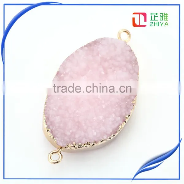 Factory Cheap Wholesale Resin Druzy Stone Pendant Jewelry photo-5
