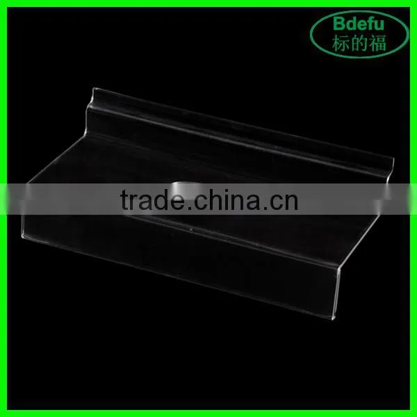 Attractive Designs Plastic Shoe Tray Wall Hanging Plain Perspex Acrylic Plastic Shoe Rack