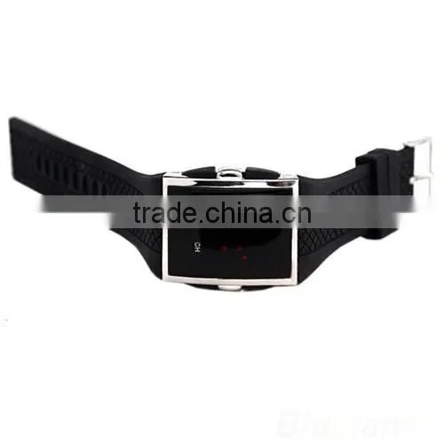 Casual Unisex White Black LED Digital Sports Wrist Watch Wristwatch Date Clock photo-5