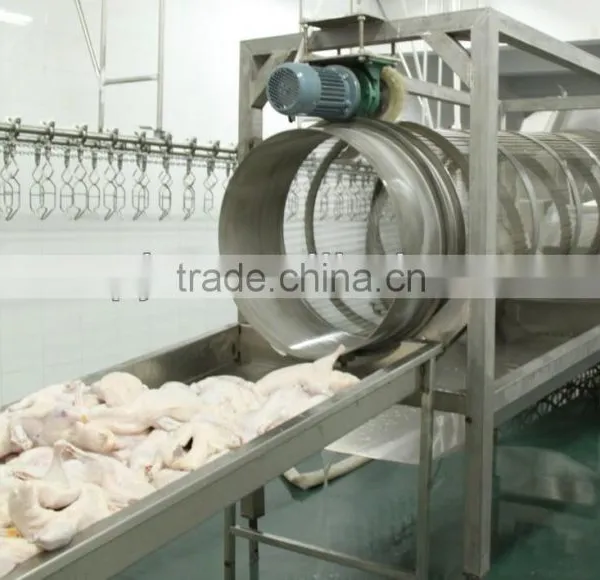 halal chicken slaughter line / water dropping machine