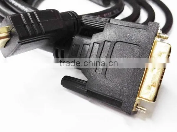 1M HDMI to DVI24+1cable With Two Cores photo-2