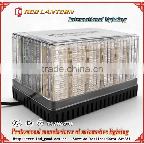 White And Yellow 12V/24V LED Strobe Warning Light Warning Blinker photo-3
