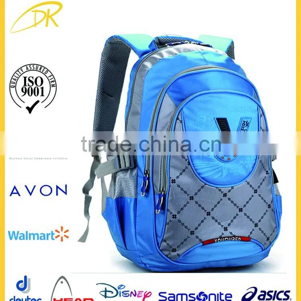 Fashion designer bag quality teenager school bag, custom teens high class student school bag