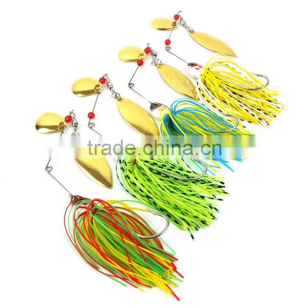 4Colors 20.5g Fishing Lure Spirit Spinner Bait Soft Lures Fishing Hard Bait Blades Hooks Metal Spoons Buzzbait photo-4