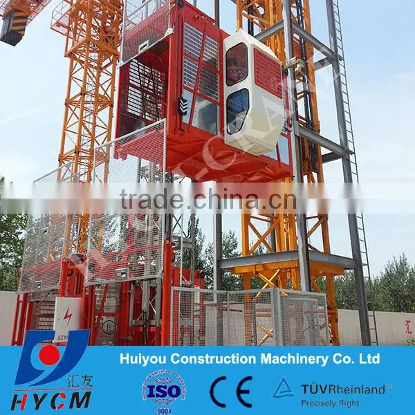 2*1000kg SC100/100 High Quality Building Hoist photo-2