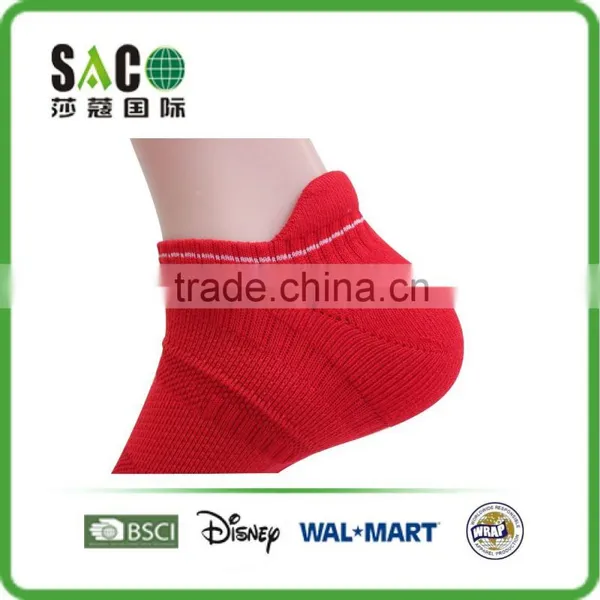 Red Nylon Ankle Sport Socks photo-2