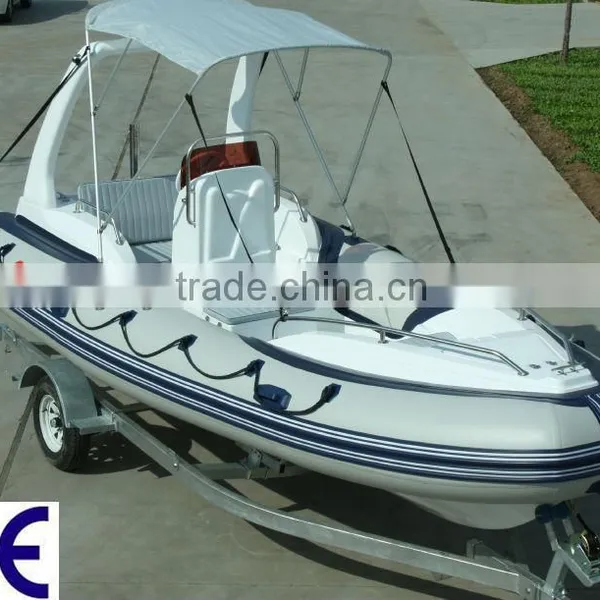 Rigid Rib Fiberglass Inflatable Motor Boat