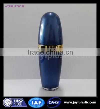Blue Acrylic Sphere Cosmetic Plastic Bottle,Empty Cosmetic Bottle