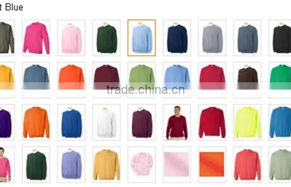 Men's Heavy Blend Fleece Crew Pullover Sweatshirt Hoody photo-6