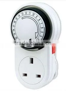 240v 24-Hour Programmable Mechanical Timer/Grow Light/Hydroponics Accessory