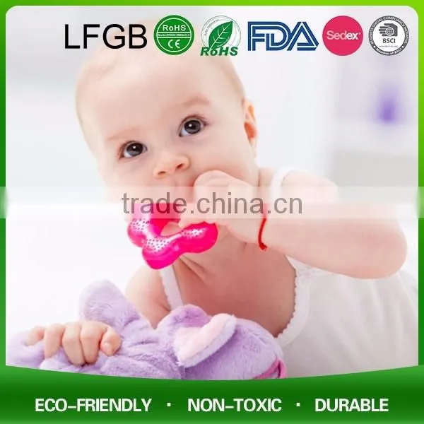 100% BPA Free Baby Teether Toys / Silicone Baby Teether photo-2