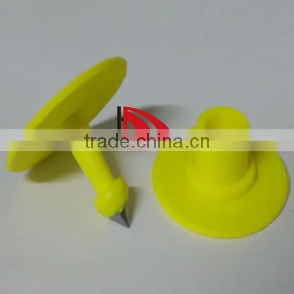Blank Yellow Ear Tag 29 mm for Pig Sheep Cattle photo-2