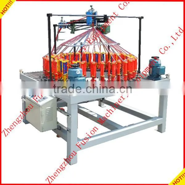 24 spindle elastic high speed round ropes braiding machine