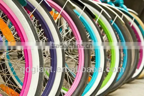 Colorful top quality inflatable 20 inch bicycle/bike tire