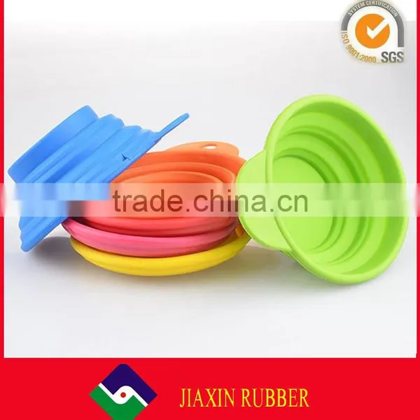 Colourful Foldable Silicone Dog Bowl, Silicone Pet Bowl, Silicone Collapsible Bowl photo-6