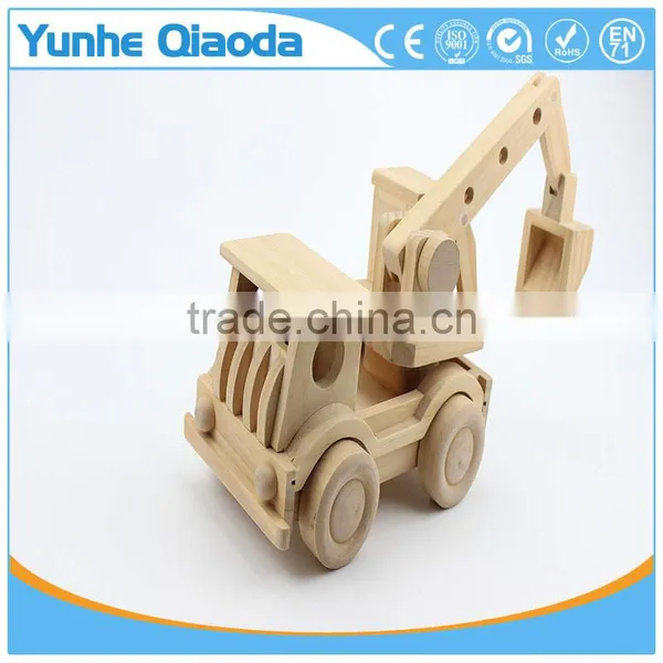 Wood 3D Vehicle Puzzles Rooter Truck 3D Woodcraft Kit Assemble Paint DIY 3D Puzzle Toys for Kids Adults the Best Birthday Gift photo-3