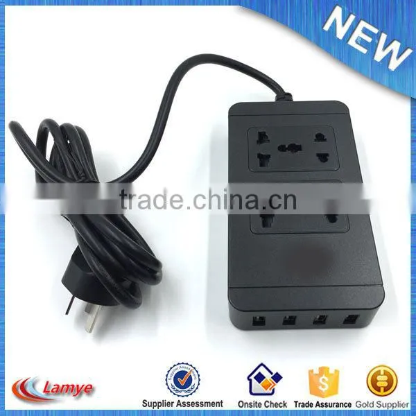 Europe Uk US Multi Universal Wall Usb Socket Outlet With ce Rohs photo-3
