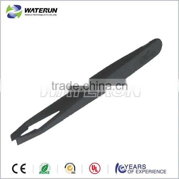 93304 Conductive Black Plastic Tweezers With Plastic Flat Tip photo-5