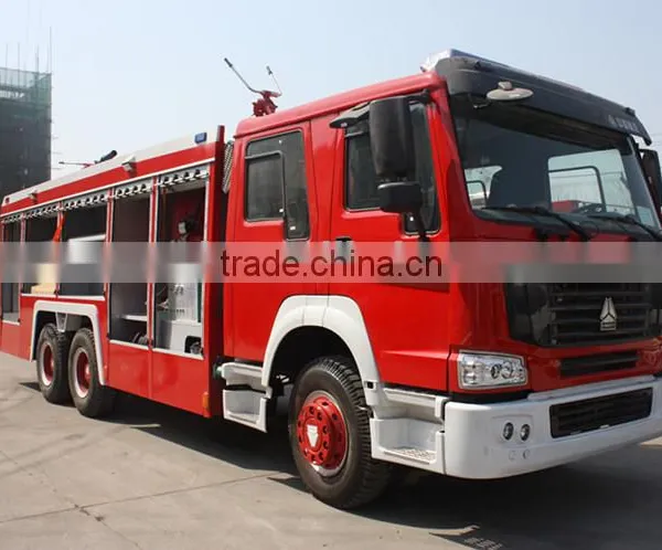 10wheels Sino Howo 12cbm Water-Foam Fire Trucks