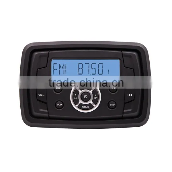 MOTORCYCLE Boat SPEAKER ATV/UTV STEREO Waterproof Mp3 Player With Bluetooth photo-2