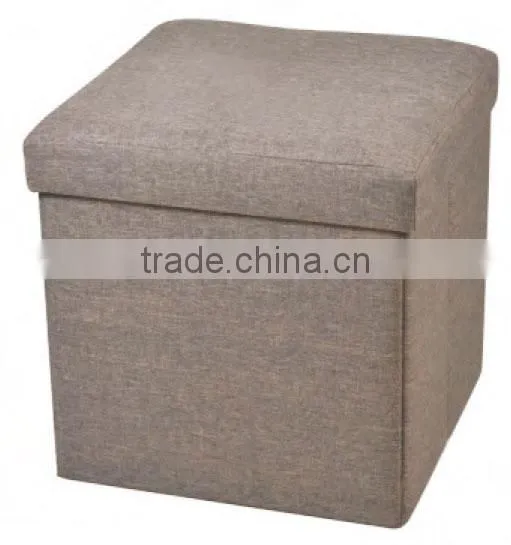 Stain Resistant Storage Stool With Removable Lid photo-2