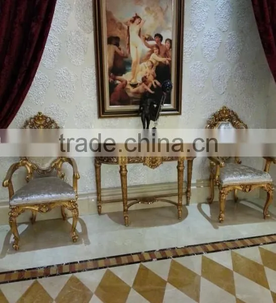 Art Deco Hand Painted Furniture Console Table For Sale photo-6