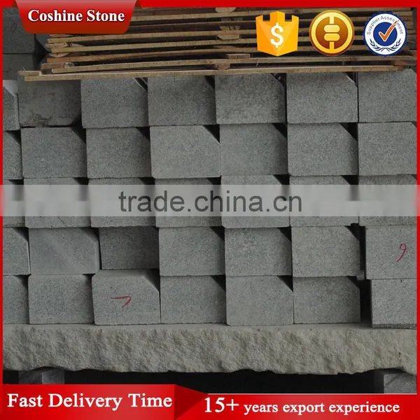 Standard Size Flamed Grey Granite Road Kerbstone With Bevel photo-5