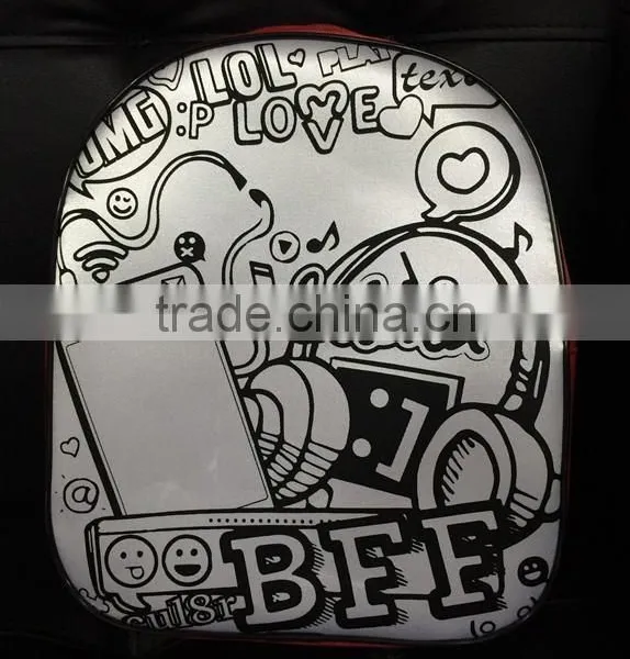 Animation Style DIY Schoolbag Graffiti Bag Children Backpack photo-2