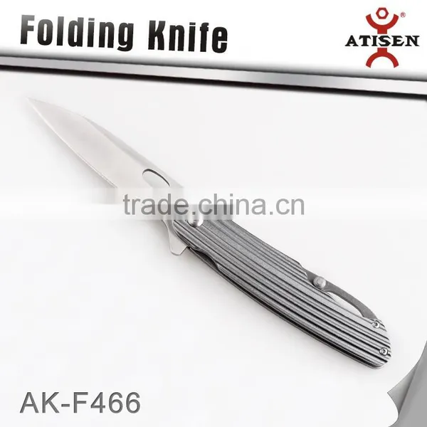 Newest Folding Knife Camping Hunting Knives 3Cr13 Blade Aluminum Handle Hand Tools