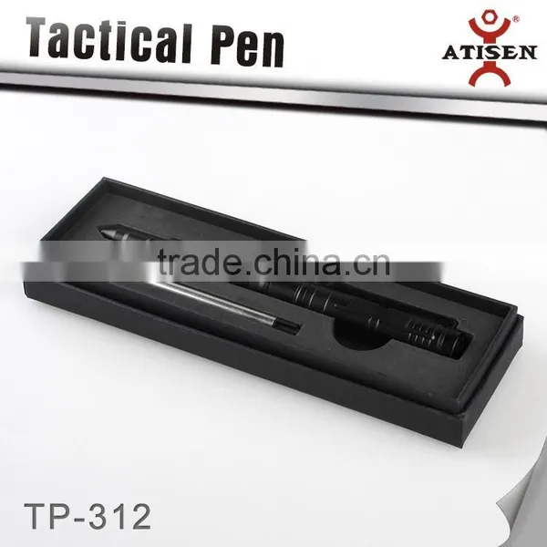 Tactical Defender Self Defence Pen With Glass Breaker Black Tungsten Steel Head photo-4