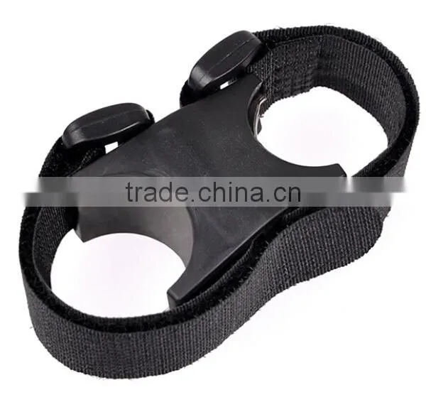 Multi-function Nylon Magic Tape Mount For Bike Flashlight